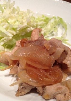 玉ねぎで重増しヘルシー生姜焼き-レシピのメイン写真