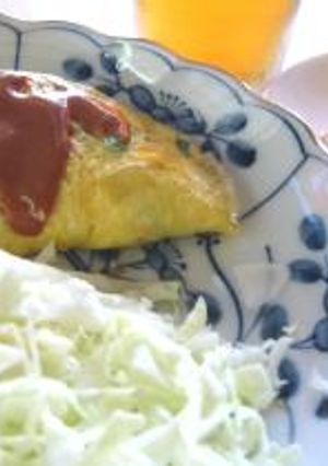 オーロラソースの納豆オムレツ。-レシピのメイン写真
