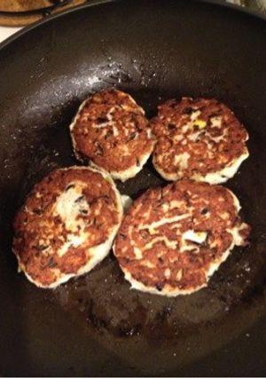 鶏挽肉のヘルシー和風ハンバーグ-レシピのメイン写真