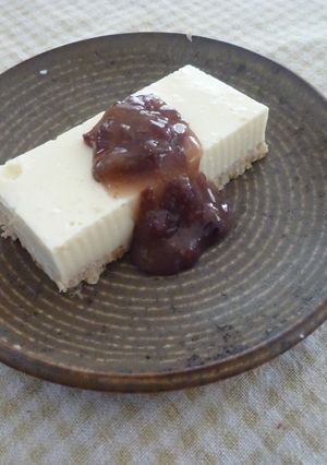 ヨーグルトで♪豆乳レアチーズケーキ-レシピのメイン写真
