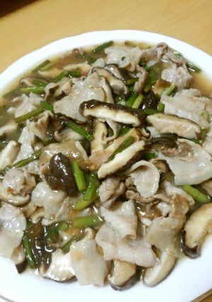 豚バラとニンニクの芽あんかけ♪-レシピのメイン写真