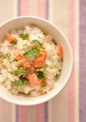 サーモンの混ぜご飯-レシピのメイン写真