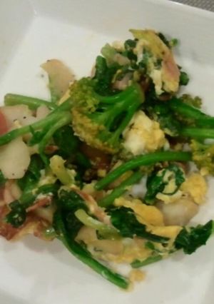 春の野菜☆ベーコンとはんぺんで和えて-レシピのメイン写真
