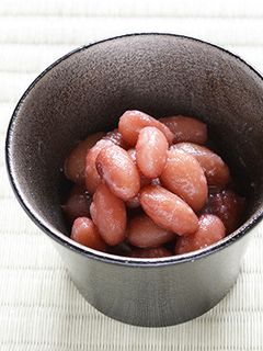 基本の金時豆の甘煮(煮豆)伝統的なおやつ-レシピのメイン写真