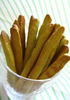 カリカリ＊抹茶ホワイトスティック-レシピのメイン写真
