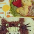 トトロ☆肉そぼろで簡単キャラ弁当