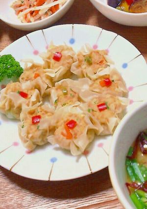カラフル！ふわうまシュウマイ-レシピのメイン写真