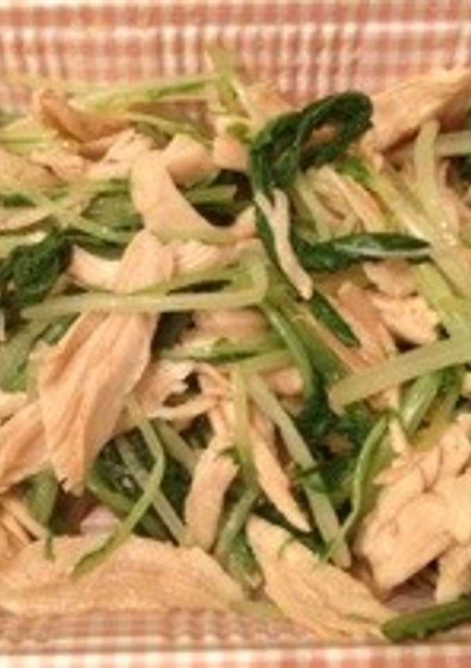 ささみと水菜のおひたし-レシピのメイン写真