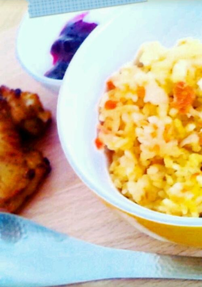 玉葱と鮭フレークの炊き込みご飯-レシピのメイン写真