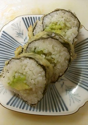 アボカド手巻き寿司の天ぷら-レシピのメイン写真