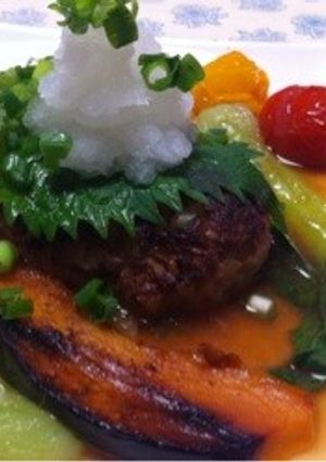 ポン酢で簡単♡和風ハンバーグ-レシピのメイン写真