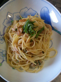 和えるだけ!簡単梅肉パスタ-レシピのメイン写真