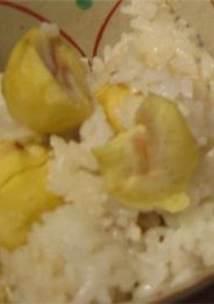 秋の味覚「栗ごはん」-レシピのメイン写真