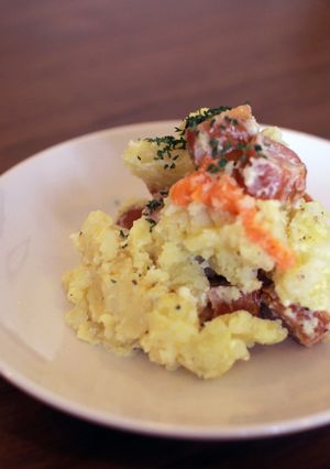 粉チーズで簡単！大人味のポテトサラダ-レシピのメイン写真