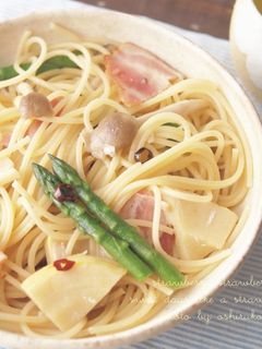 *たけのこのペペロンチーノ*-レシピのメイン写真