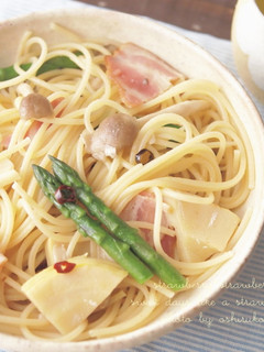 *たけのこのペペロンチーノ*-レシピのメイン写真