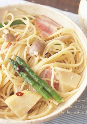 *たけのこのペペロンチーノ*-レシピのメイン写真