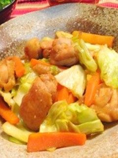 簡単!鶏肉とキャベツのこくうま炒め♡-レシピのメイン写真