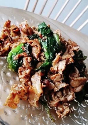 簡単夕食♪昼食お弁当♪豚肉と小松菜炒め♪おつまみ-レシピのメイン写真