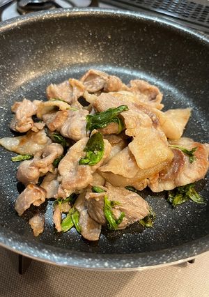 豚肉のバジル炒め-レシピのメイン写真