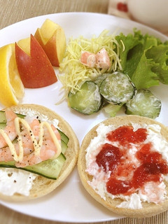 ヨーグルトのオープンサンド-レシピのメイン写真