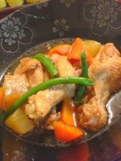 手羽元と野菜の煮物♡-レシピのメイン写真