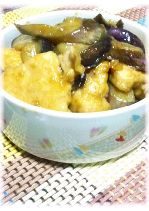 鶏胸肉と茄子の南蛮煮-レシピのメイン写真