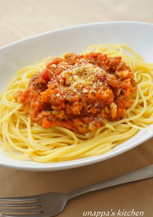 さば缶deミートソース風パスタ-レシピのメイン写真