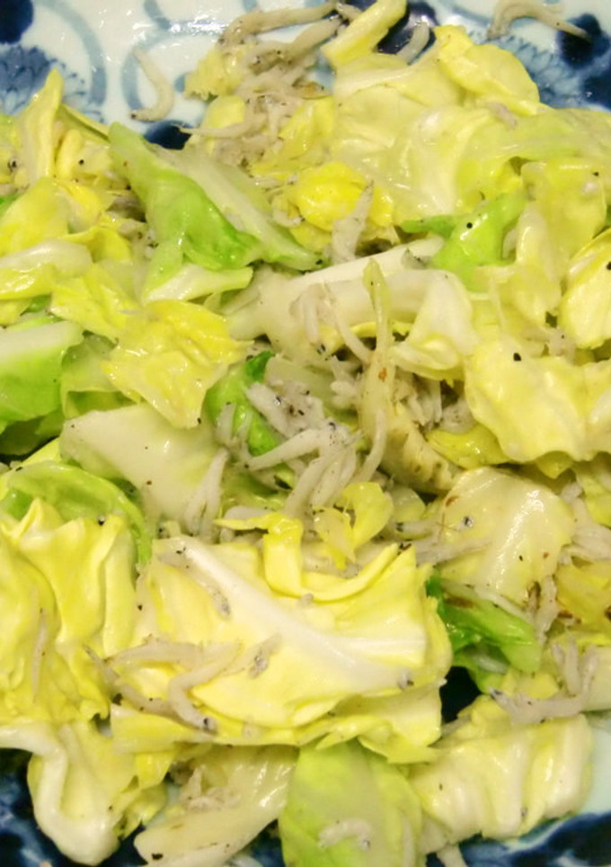 簡単　野菜炒め（キャベツ炒め）-レシピのメイン写真