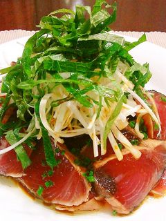 鰹のタタキ☆イタリアンジャポネーゼ-レシピのメイン写真