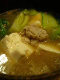 チンゲン菜とくずし豆腐の中華ゴマスープ-レシピのメイン写真