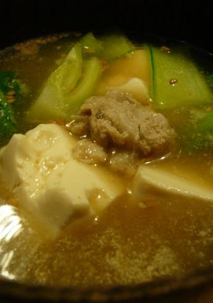 チンゲン菜とくずし豆腐の中華ゴマスープ-レシピのメイン写真