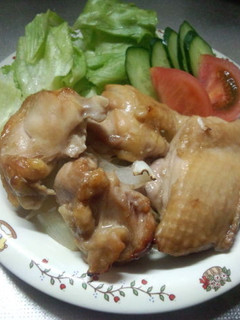 簡単鶏もも肉のめんつゆ漬け焼き-レシピのメイン写真