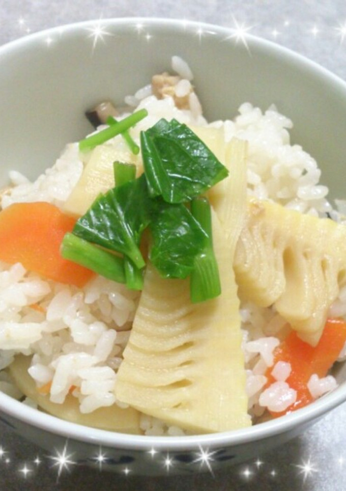 簡単♡たけのこご飯☆五目ご飯☆混ぜご飯-レシピのメイン写真