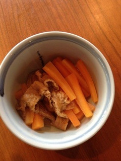 にんじんとおあげの煮物-レシピのメイン写真