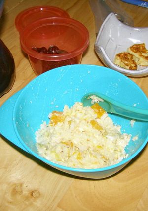 離乳食　後期～の　鮭と卵の雑炊♪-レシピのメイン写真