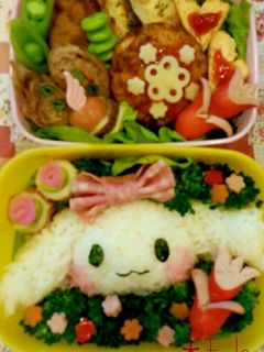 カンタンキャラ弁シナモロール-レシピのメイン写真