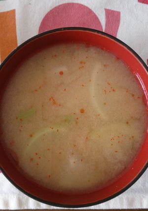 お味噌汁にカプサイシン-レシピのメイン写真