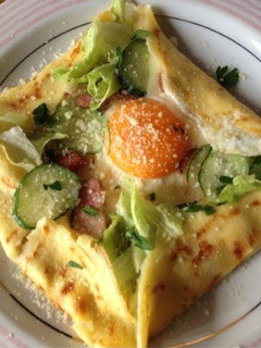 クレープのお食事ガレット-レシピのメイン写真