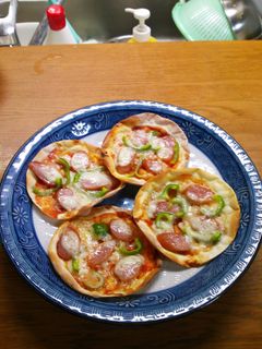 餃子の皮ピザ-レシピのメイン写真