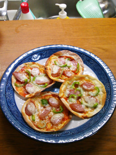 餃子の皮ピザ-レシピのメイン写真