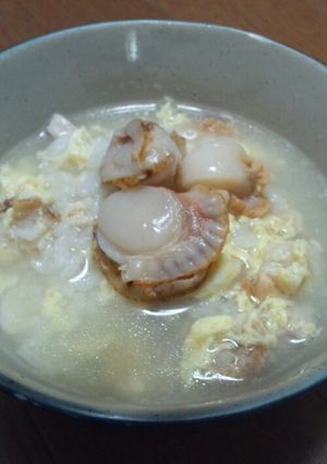 ベビーホタテ雑炊-レシピのメイン写真