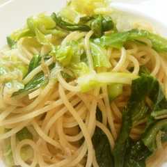 รูปของ 春☆キャベツと桜エビのパスタ