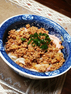 甘辛!*肉味噌うどん*-レシピのメイン写真