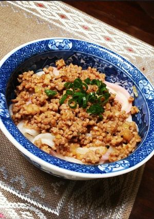 甘辛！＊肉味噌うどん＊-レシピのメイン写真