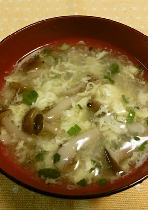 しめじのかき玉汁-レシピのメイン写真