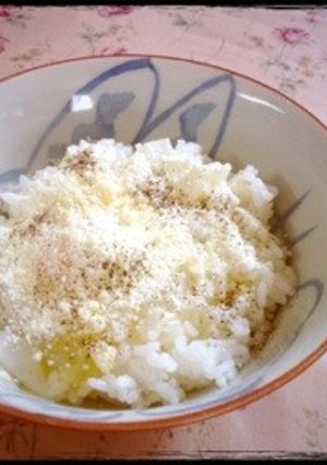 カルボナーラ風♡卵かけご飯-レシピのメイン写真