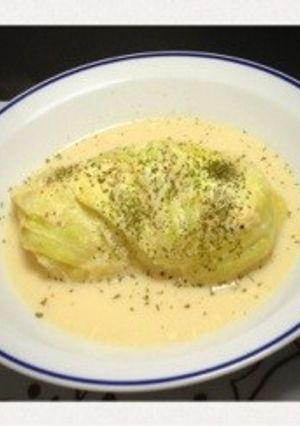 ヘルシー!ロールキャベツの豆乳ソース-レシピのメイン写真