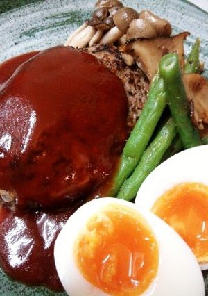 焦げすぎないハンバーグ(v´∀`*) ♪-レシピのメイン写真