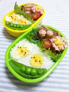 ☆簡単♪キャラ弁!!ひよこのお弁当☆-レシピのメイン写真
